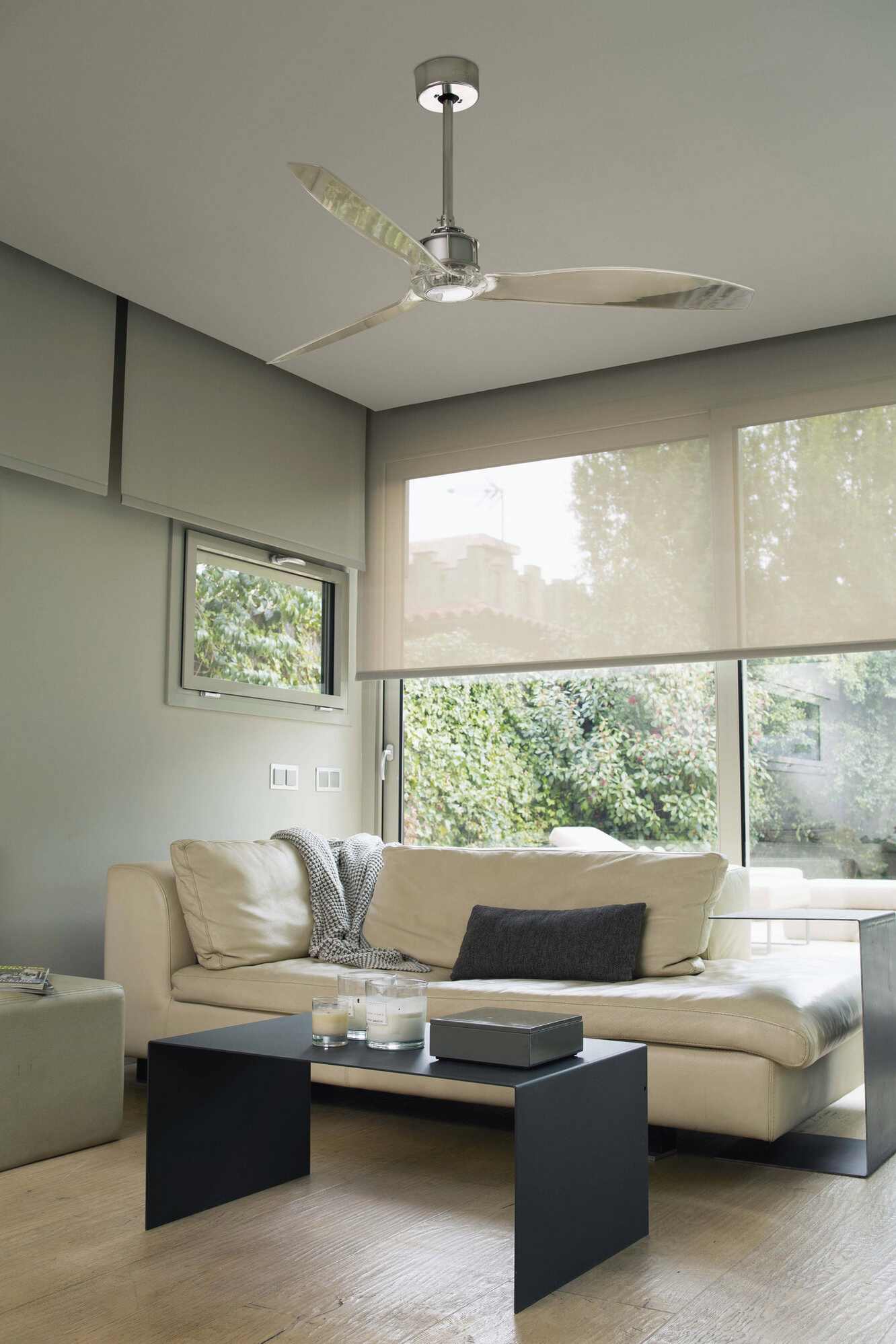 Ventilateur de plafond JUST FAN été hiver avec télécommande