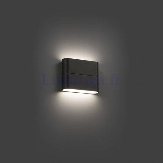 Applique murale extérieure Applique extérieure LED ADAY-1 anthracite Faro Lumisign