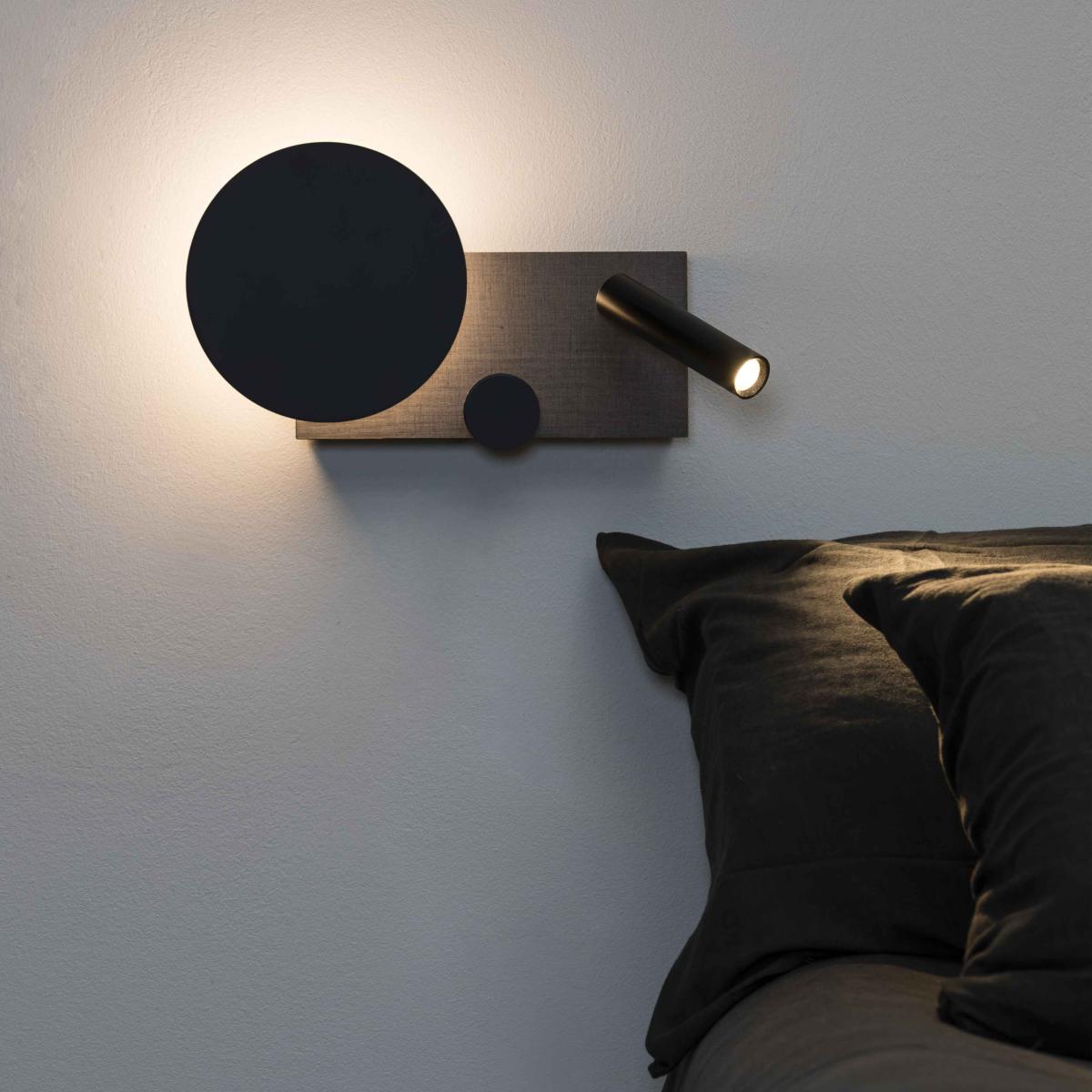 Applique liseuse Applique murale LED avec liseuse KLEE gauche Faro Lumisign