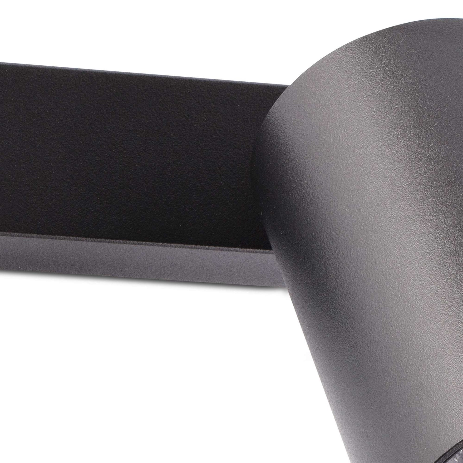 Détail Applique murale orientable STAN noir mat