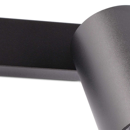 Détail Applique murale orientable STAN noir mat