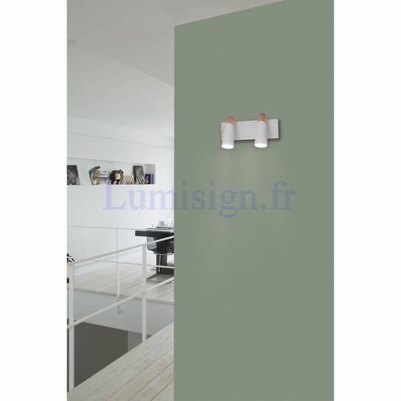 Applique murale Applique orientable led LAO-2 blanc Faro Lumisign