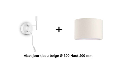 Applique liseuse blanche SET-UP à composer vous même