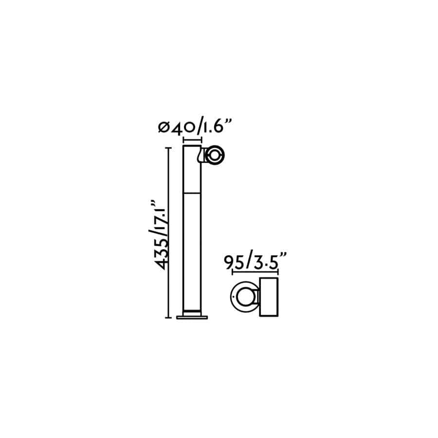 Borne extérieure Borne extérieure orientable SPY 435 Faro Lumisign