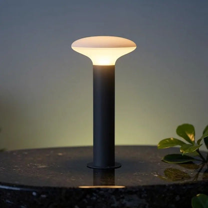 Détail de la borne d'extérieur Faro Barcelona BLUB'S-G gris foncé LED