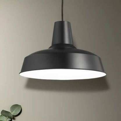 Vue d'ensemble Suspension MOBY noire: élégance contemporaine