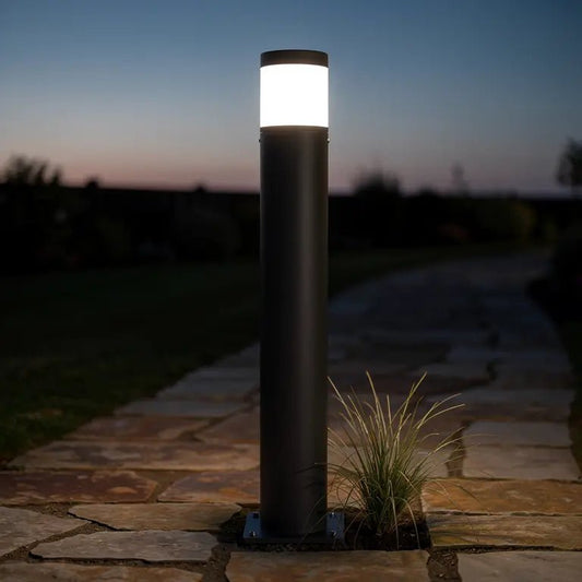 Borne extérieure PLIM gris LED Faro 10W - Éclairage jardin