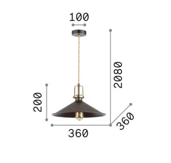 Suspension ERIS-4 blanche ou noire