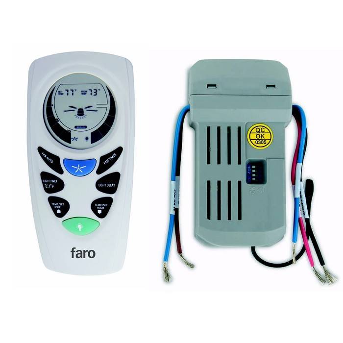 Kit télécommande ventilateur à programmateur Faro Lumisign