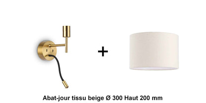 Applique liseuse laiton SET-UP à composer vous même