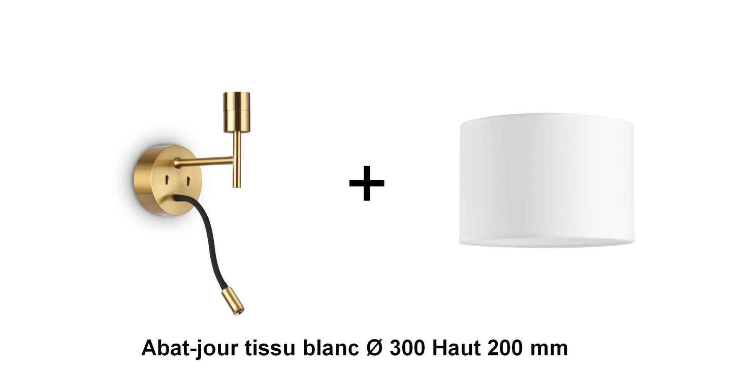 Applique liseuse laiton SET-UP à composer vous même