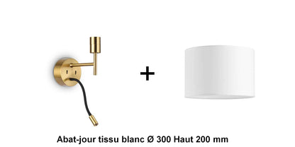 Applique liseuse laiton SET-UP à composer vous même