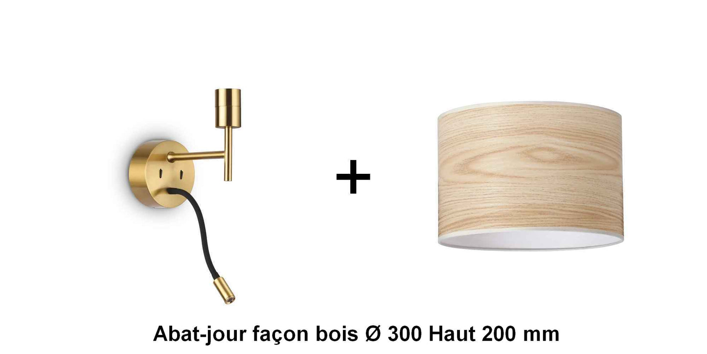 Applique liseuse laiton SET-UP à composer vous même