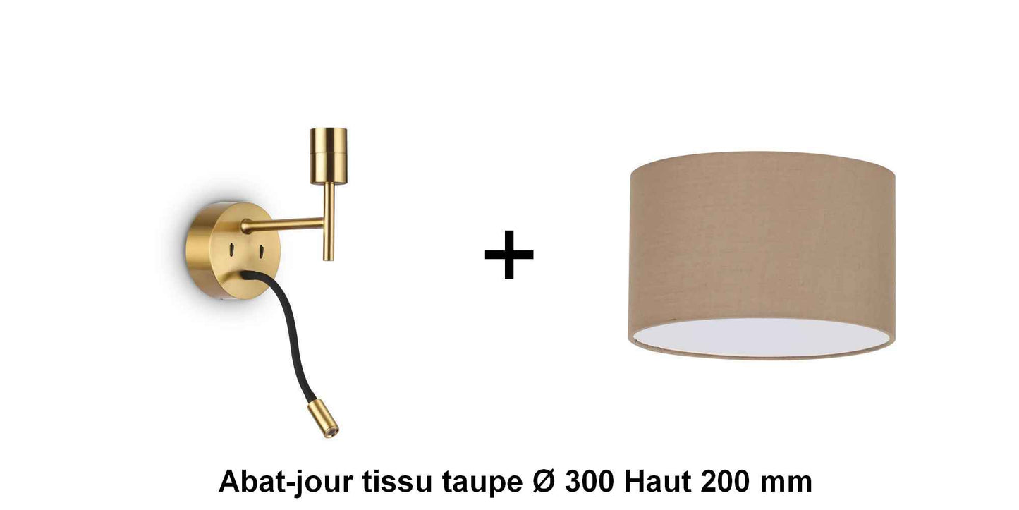 Applique liseuse laiton SET-UP à composer vous même