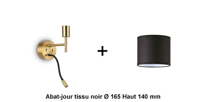 Applique liseuse laiton SET-UP à composer vous même