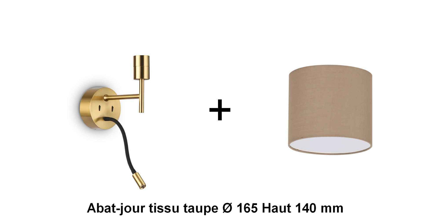 Applique liseuse laiton SET-UP à composer vous même
