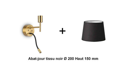 Applique liseuse laiton SET-UP à composer vous même