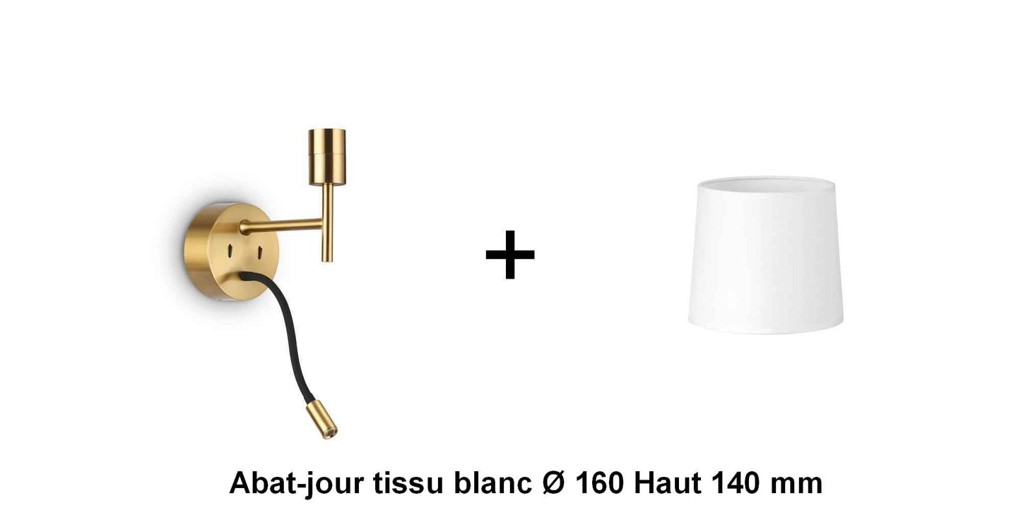 Applique liseuse laiton SET-UP à composer vous même
