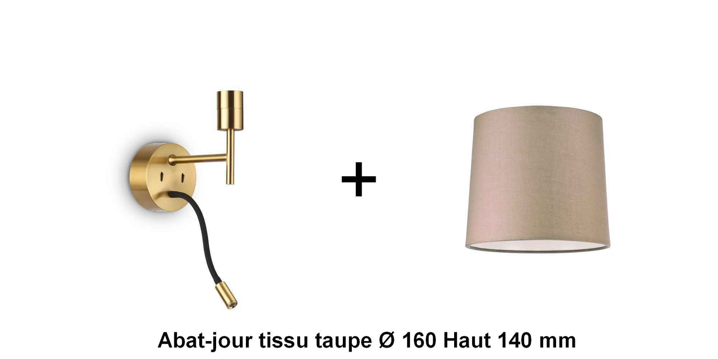 Applique liseuse laiton SET-UP à composer vous même