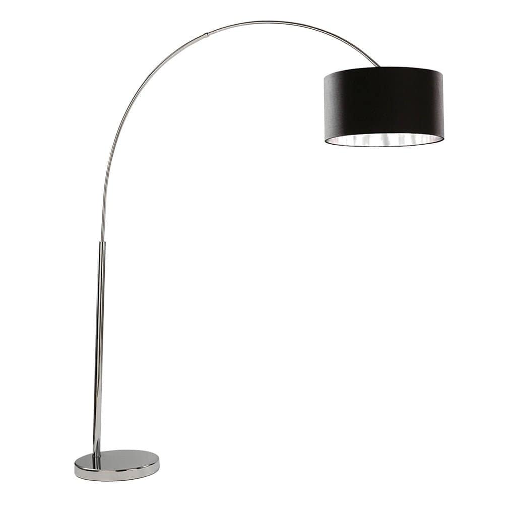 Lampadaire Lampadaire ARC GIANT abat-jour noir Marque Searchlight Lumisign