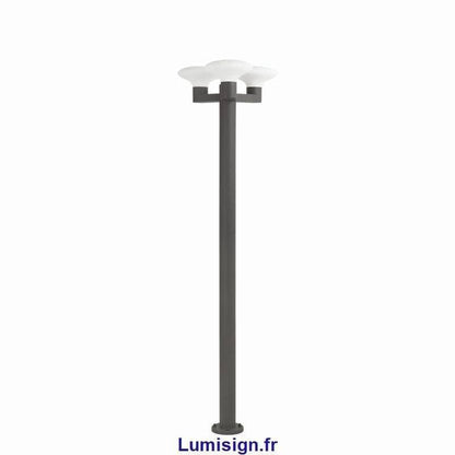 Lampadaire extérieur lampadaire BLUB'S-3 trois lampes Faro Lumisign