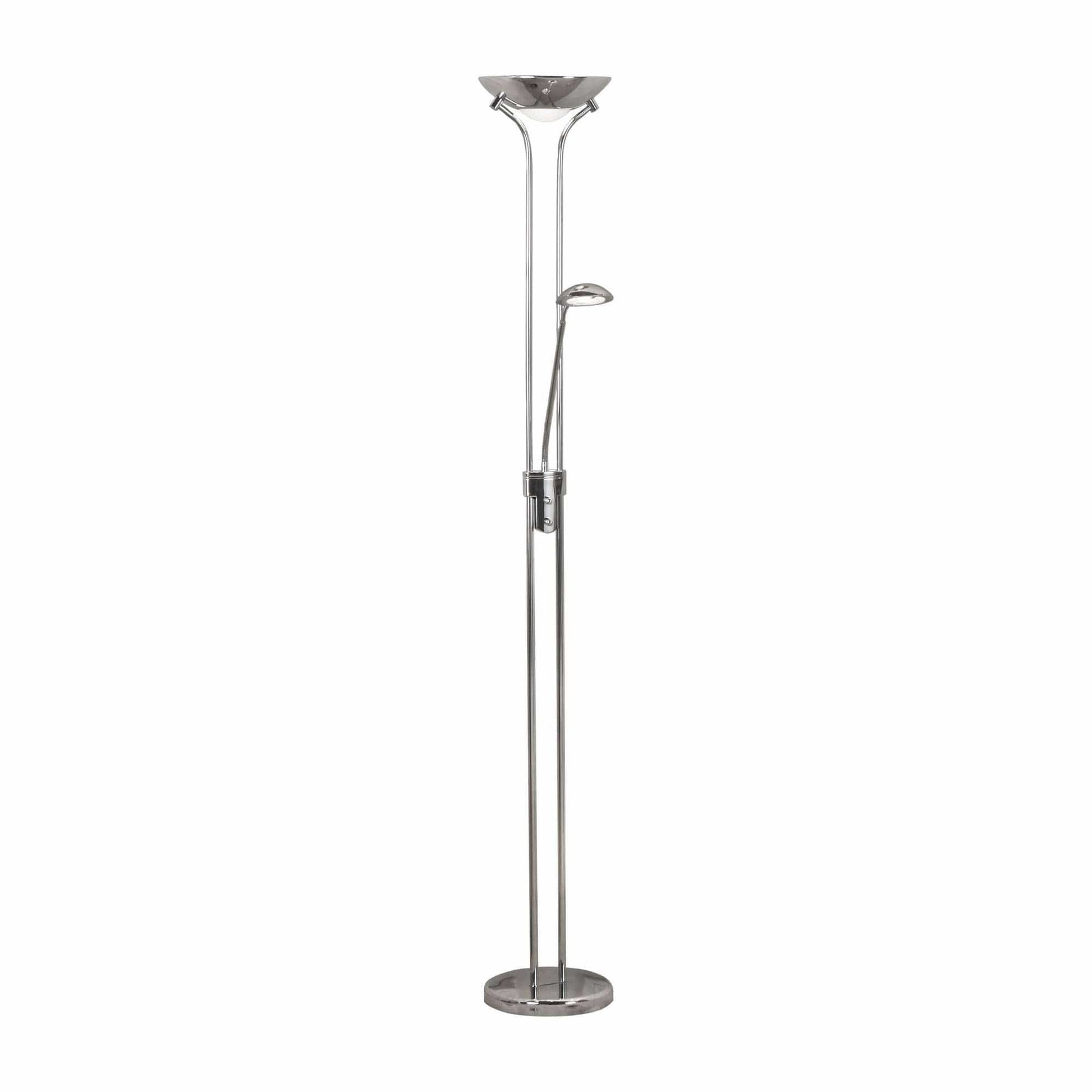 Lampadaire Lampadaire MOTHER & CHILD chrome avec liseuse Marque Searchlight Lumisign