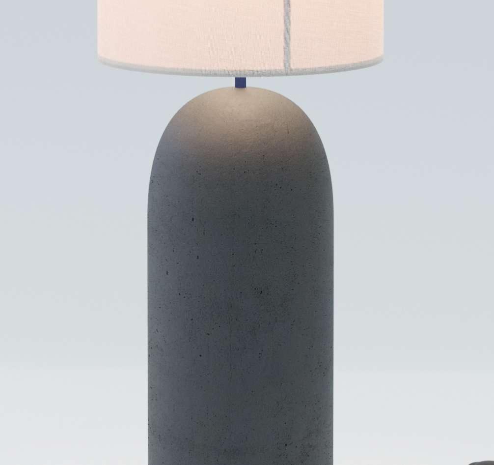 Lampadaire Lampadaire RANIA béton anthracite Robin Lumisign