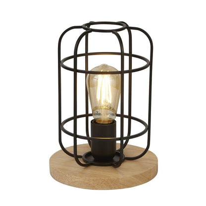 lampe a poser Lampe à poser VISION métal et bois Marque Searchlight Lumisign