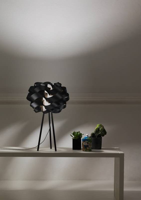 lampe a poser Lampe de table polilux CLOUD noire Linéa-Zéro Lumisign