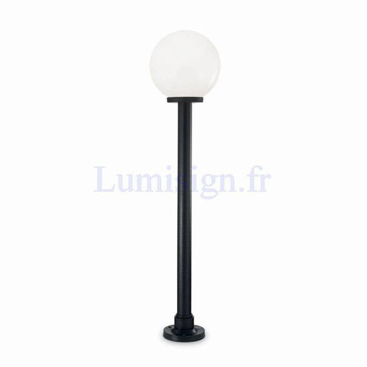 Borne extérieure Mini lampadaire CLASSIC-GLOBE opale Idéal-lux Lumisign