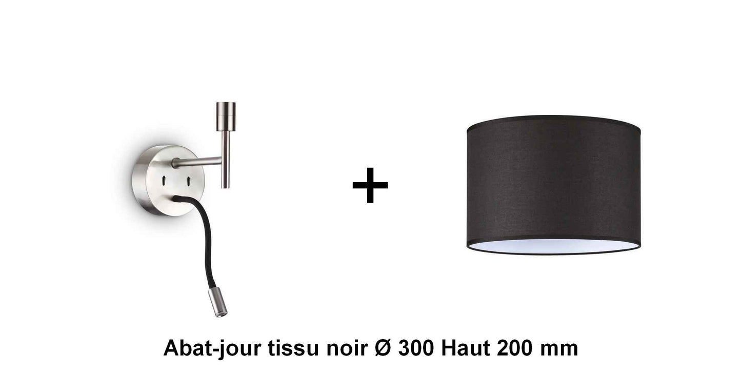 Applique liseuse nickel-mat SET-UP à composer vous même