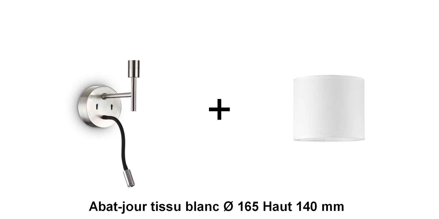 Applique liseuse nickel-mat SET-UP à composer vous même