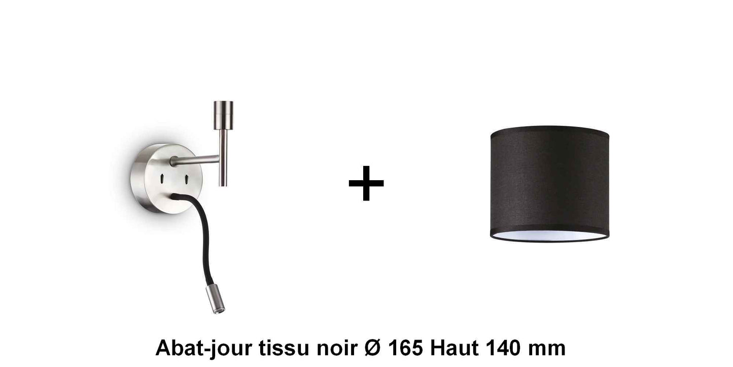 Applique liseuse nickel-mat SET-UP à composer vous même