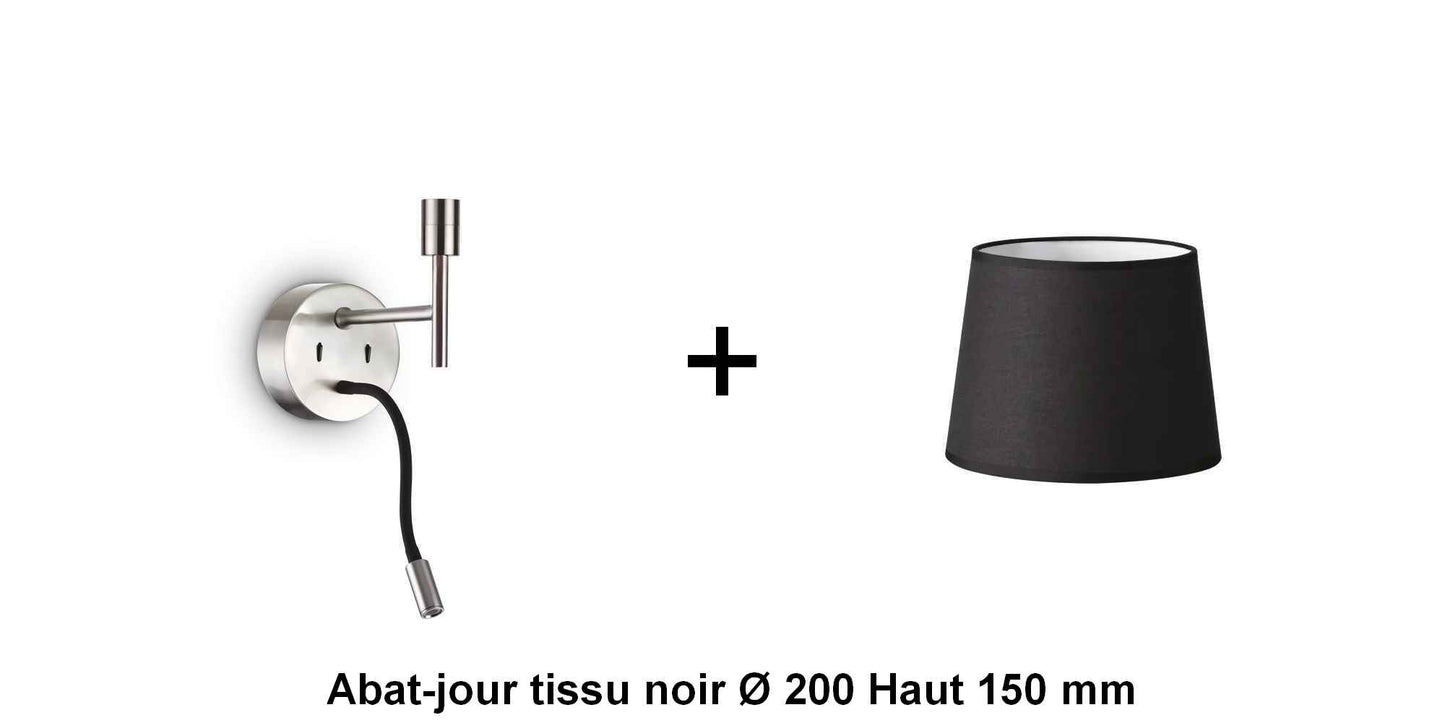 Applique liseuse nickel-mat SET-UP à composer vous même