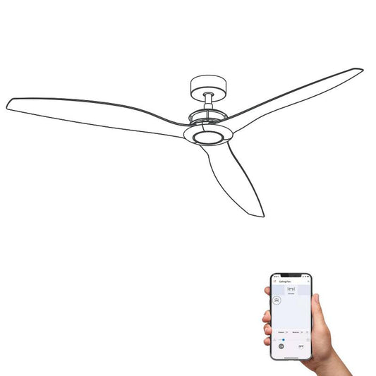 Option Tuya Smart — Ventilateurs de plafond connectés