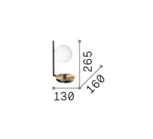 Lampe de table BIRDS verre soufflé
