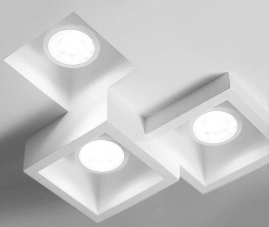 Spot encastrable Spot en plâtre semi-encastré HERAEA-3 Sforzin Lumisign