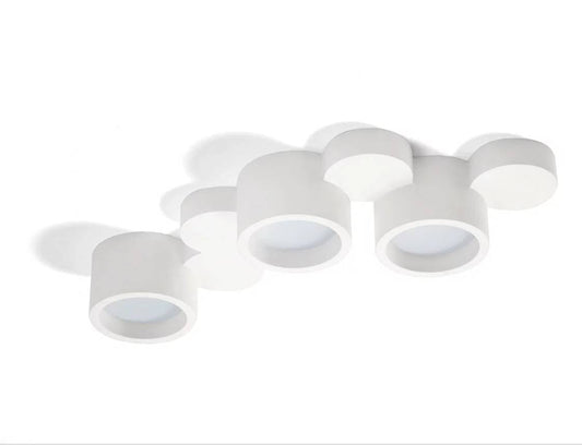Spot en saillie Spot en saillie CHIO-3L plâtre Sforzin Lumisign