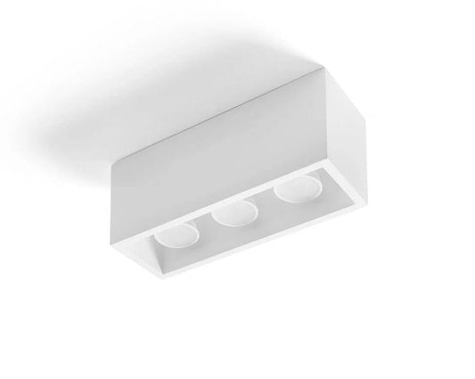 Spot en saillie Spot en saillie HERAEA-3 plâtre Sforzin Lumisign