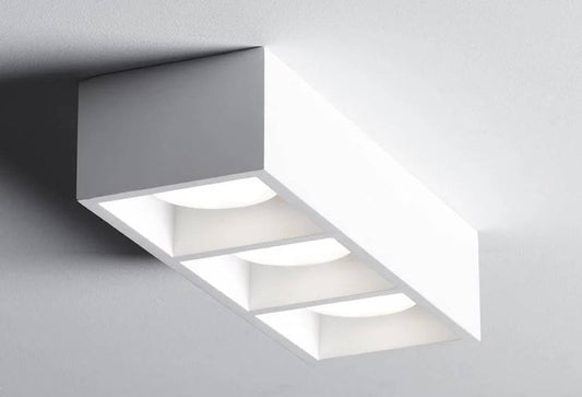 Spot en saillie Spot en saillie MYLASA-3 plâtre Sforzin Lumisign
