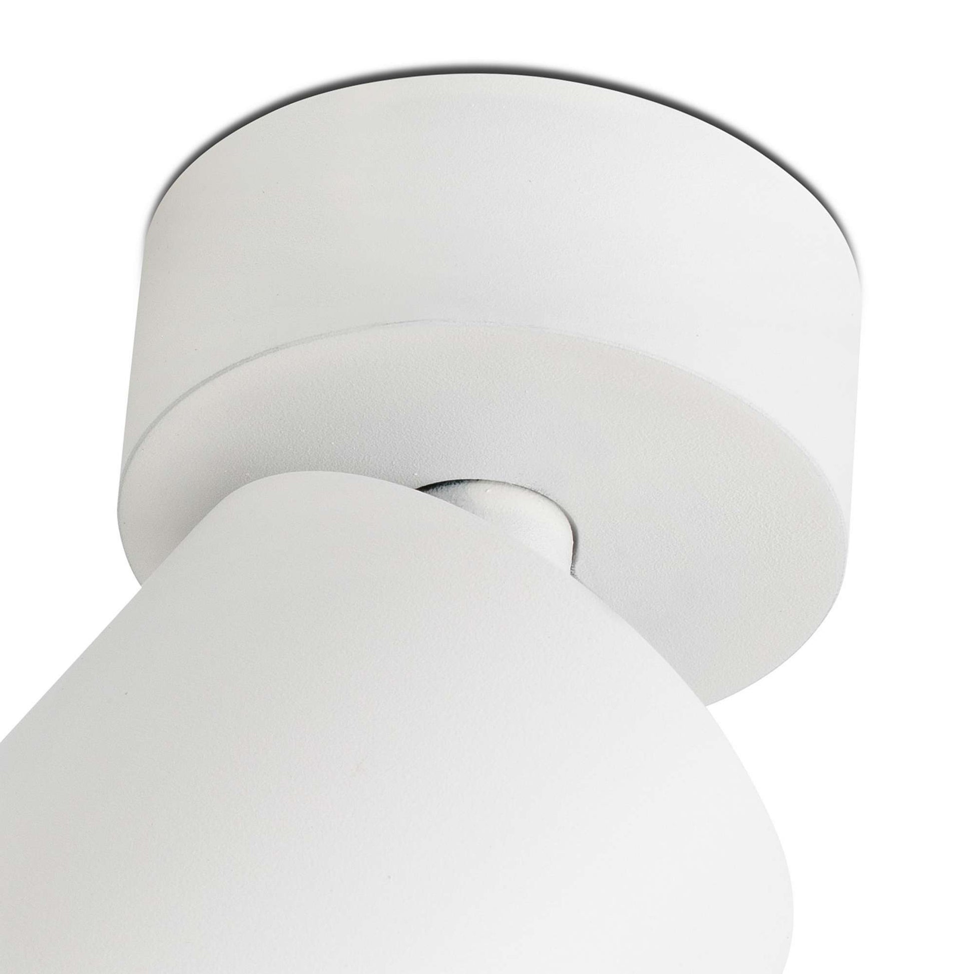 Détail Spot en saillie orientable STAN blanc mat