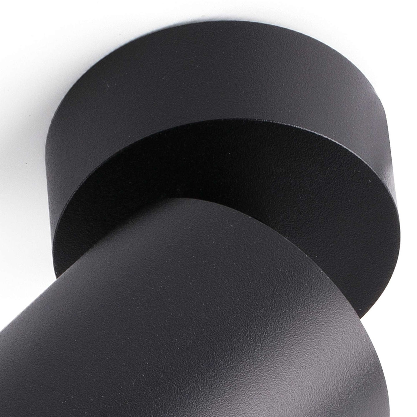 Détail Spot en saillie orientable STAN noir mat
