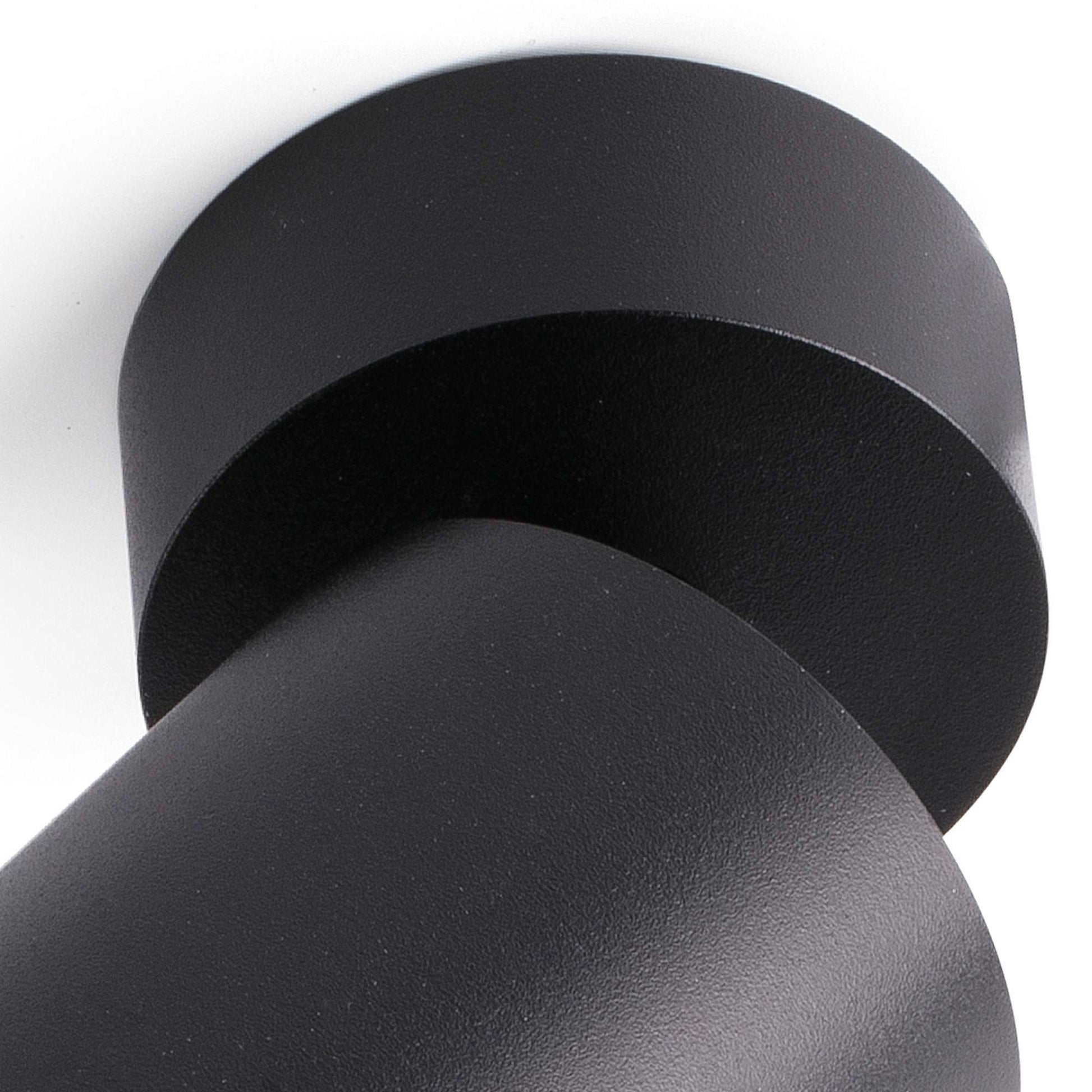 Détail Spot en saillie orientable STAN noir mat