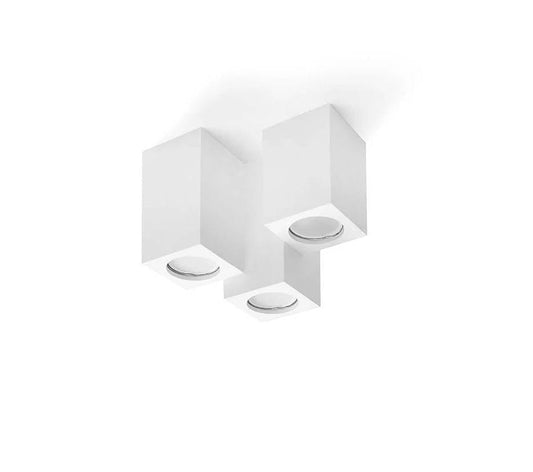Spot en saillie Spot en saillie PELLA-3 plâtre Sforzin Lumisign