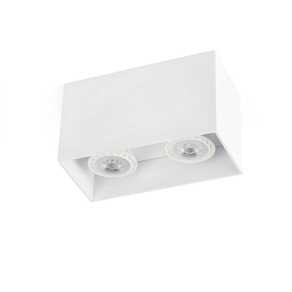 Spot en saillie Spot en saillie rectangle TECTO-2 blanc Faro Lumisign