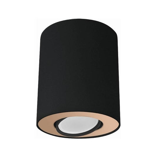 Spot en saillie rond noir et or SET orientable vendor-unknown Lumisign