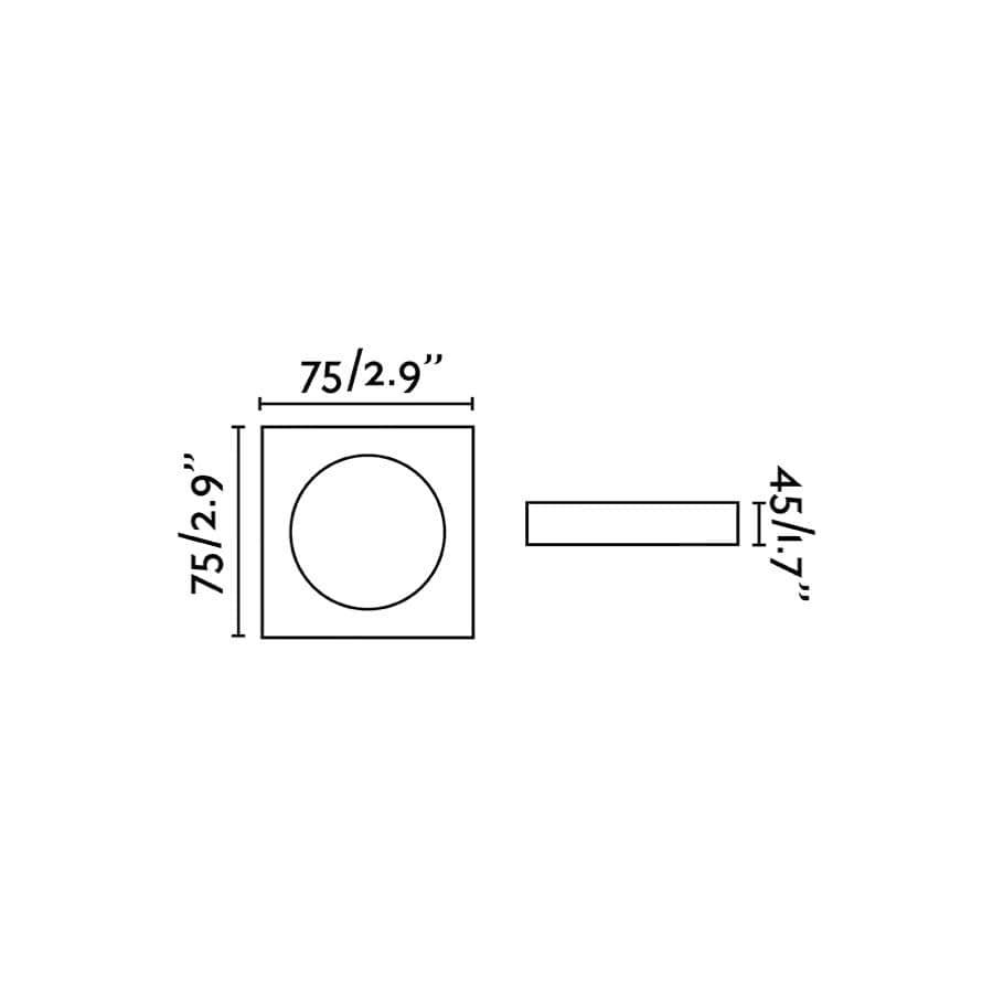 Spot encastrable Spot encastrable NEON-C noir Faro Lumisign