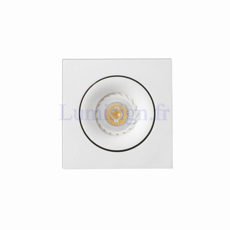 Spot encastrable Spot encastrable orientable ARGON-1 carré blanc Faro Lumisign