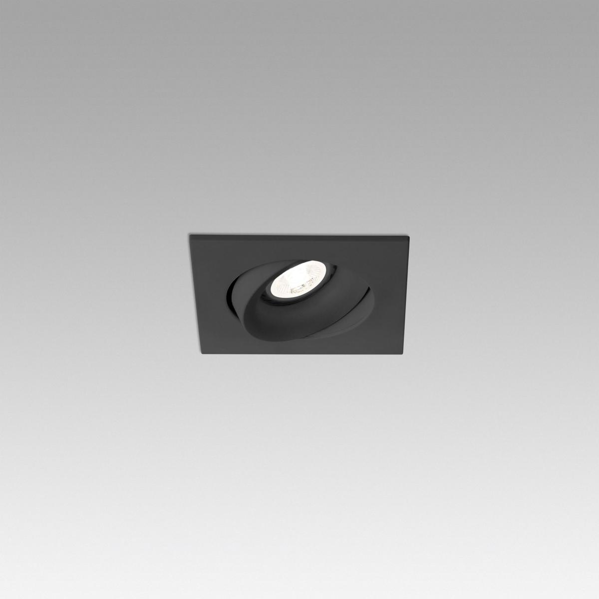 Spot encastrable Spot encastrable orientable ARGON-1 carré noir Faro Lumisign