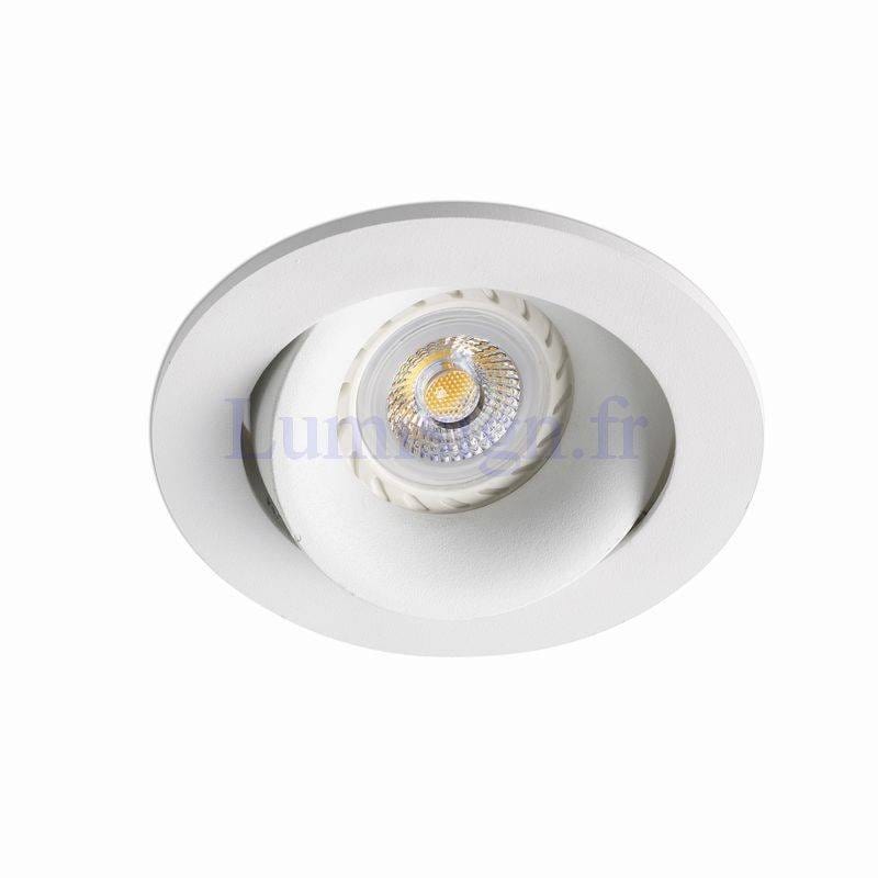 Spot encastrable Spot encastrable orientable ARGON rond blanc Faro Lumisign